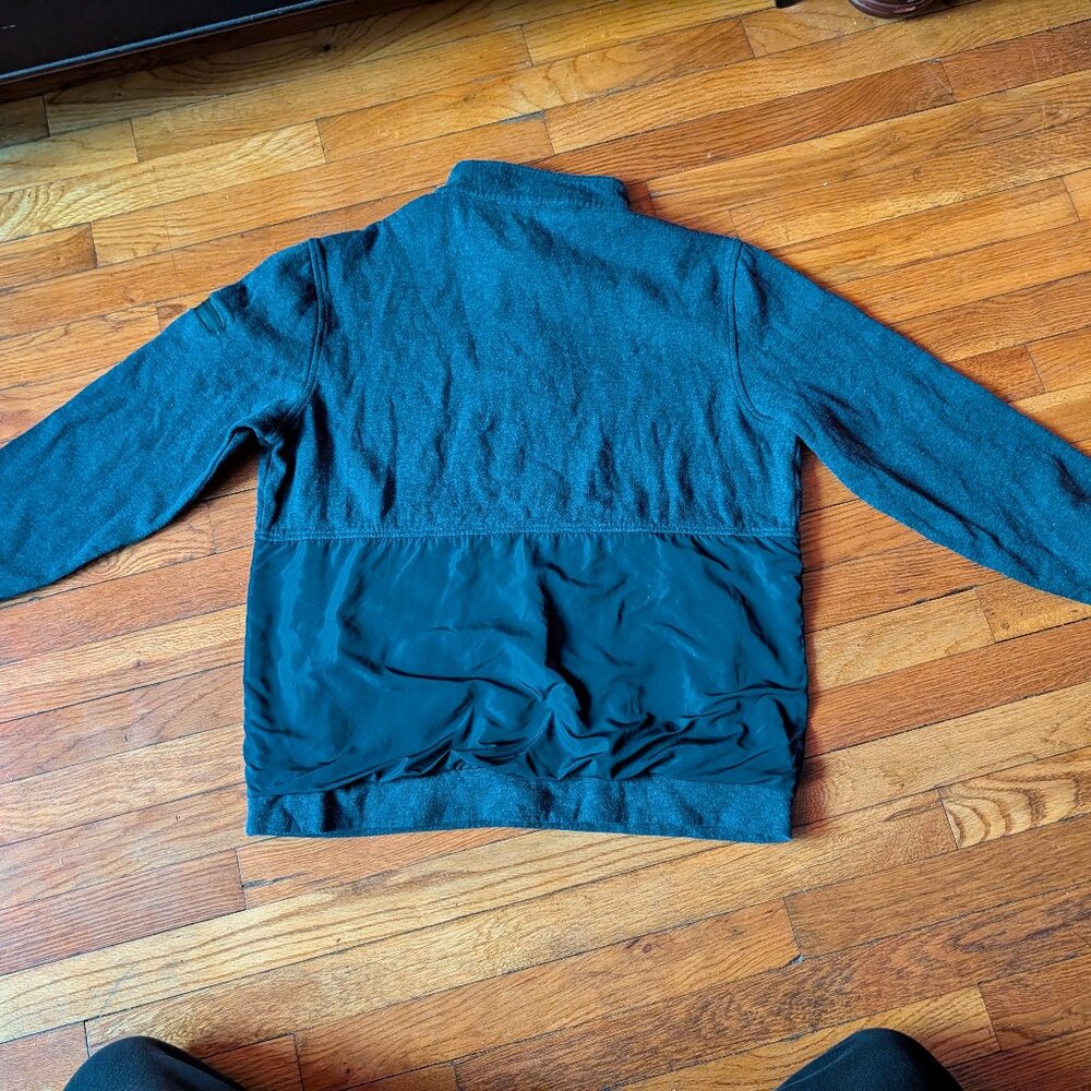 Bugatchi Quarter-Zip Blue Pullover Large - image 6